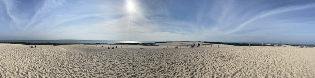 große Dünenlandschaft an der polnischen Ostsee